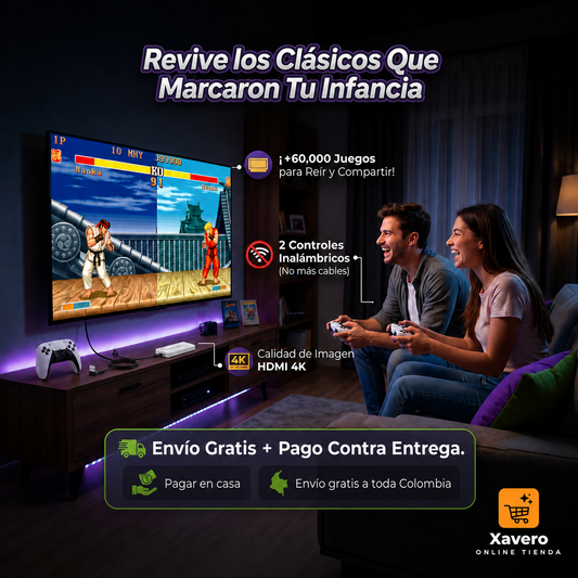 ¡Vuelve a vivir tu infancia con la Consola Retro de +60.000 Juegos! 🎮
