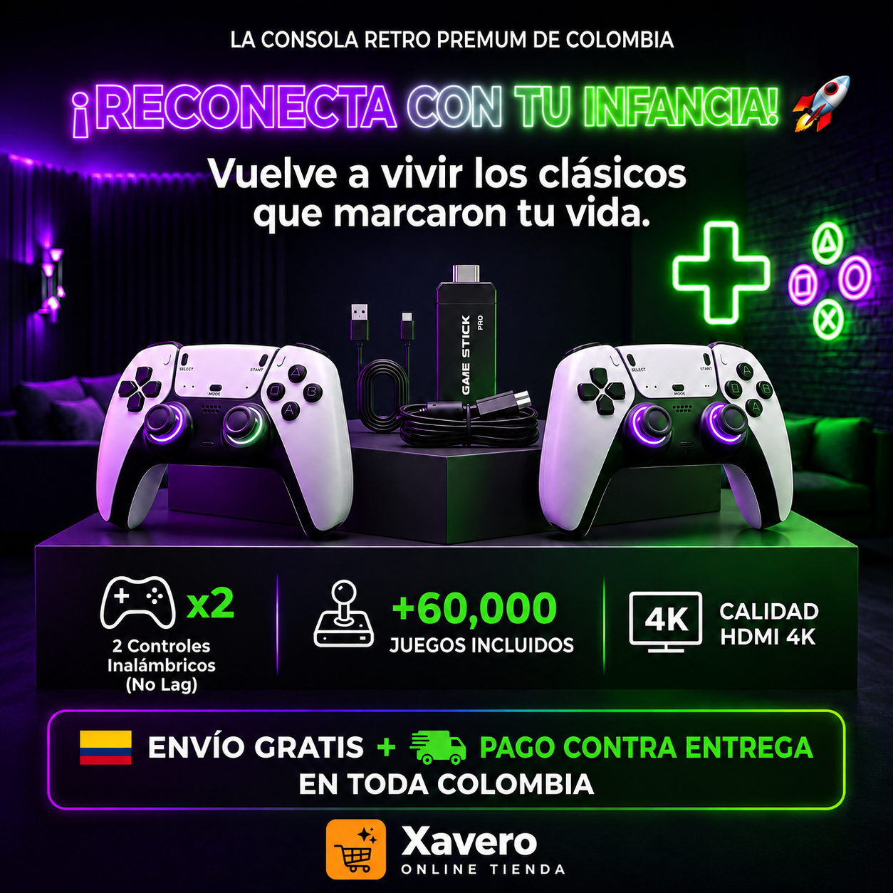 ¡Vuelve a vivir tu infancia con la Consola Retro de +60.000 Juegos! 🎮
