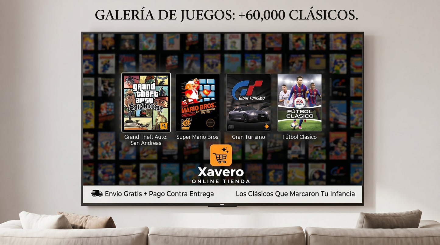 ¡Vuelve a vivir tu infancia con la Consola Retro de +60.000 Juegos! 🎮